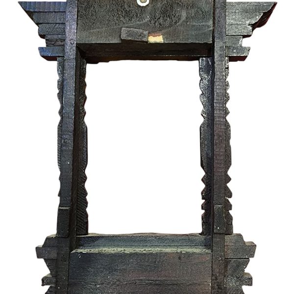 Traditional Newari Wooden Hand-Carved Window Design Photo Frame