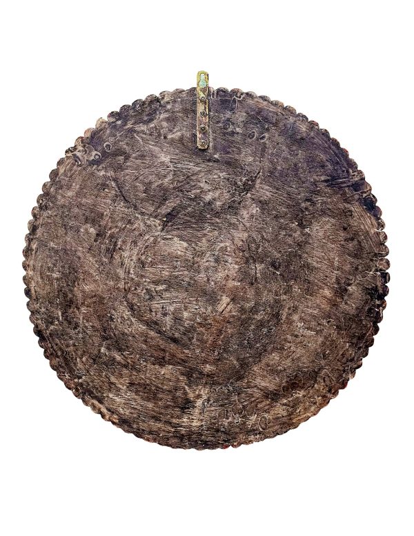 Tibetan Wooden Wall Hanging – Double Dorje and Mandala Design