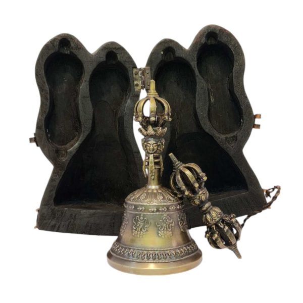 Bell and Dorje Vajra with Wood Cover