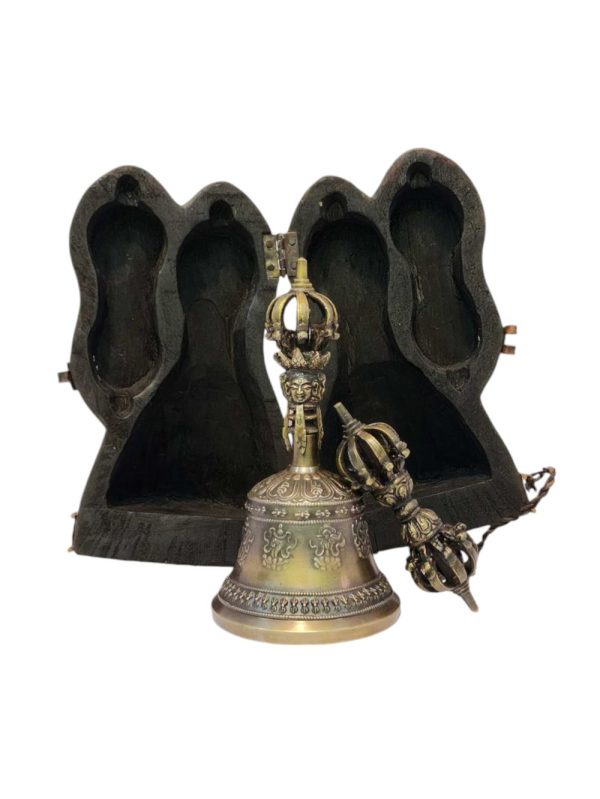 Bell and Dorje Vajra with Wood Cover