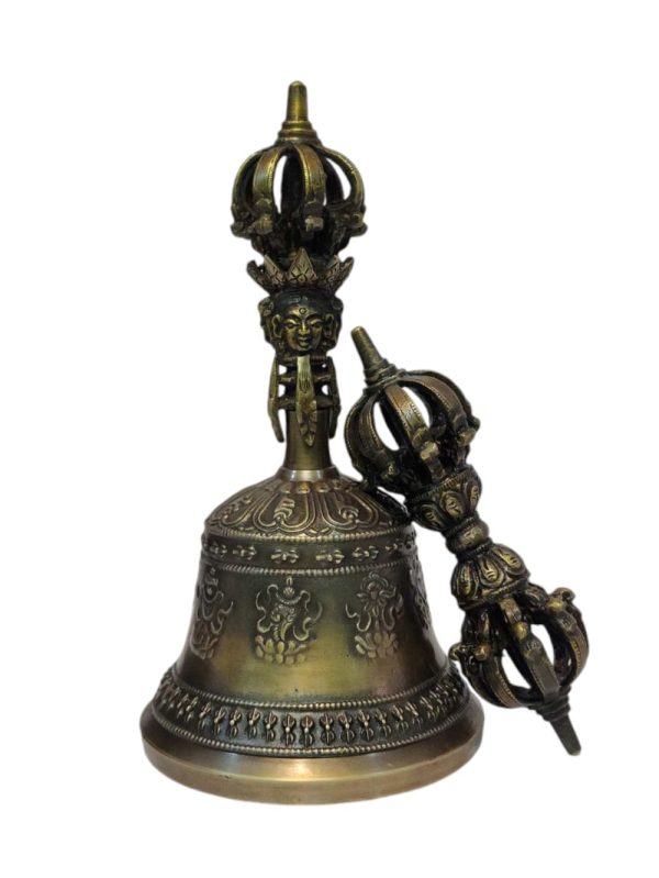 Bell and Dorje Vajra with Wood Cover