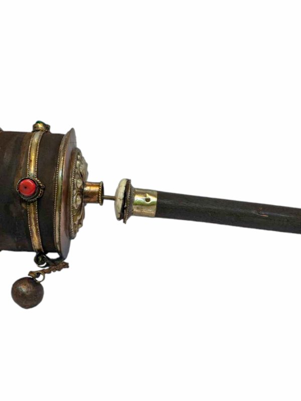 Hand Held Buddhist Handmade Prayer Wheel