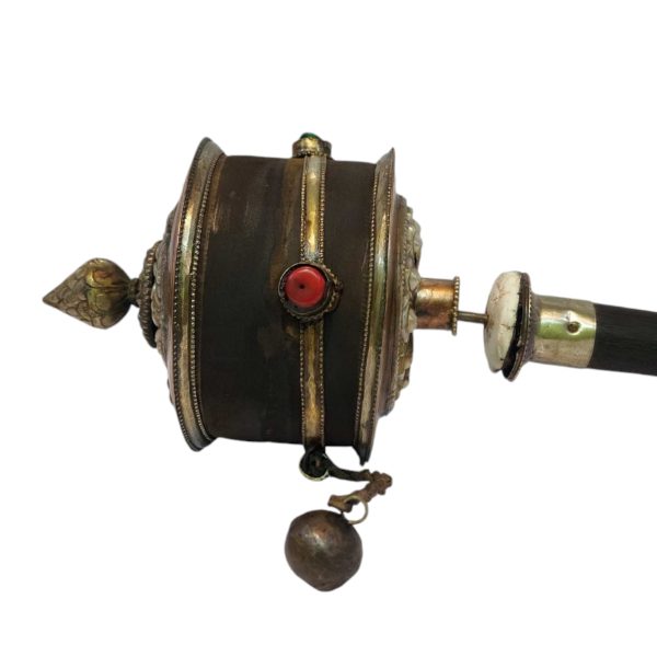 Hand Held Buddhist Handmade Prayer Wheel