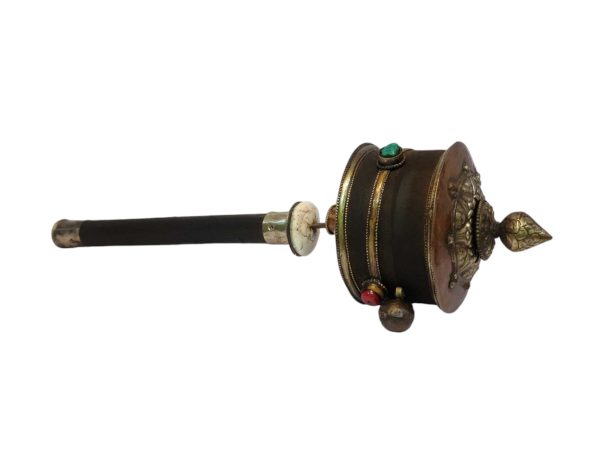 Hand Held Buddhist Handmade Prayer Wheel