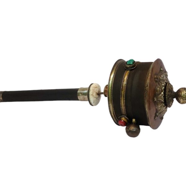 Hand Held Buddhist Handmade Prayer Wheel