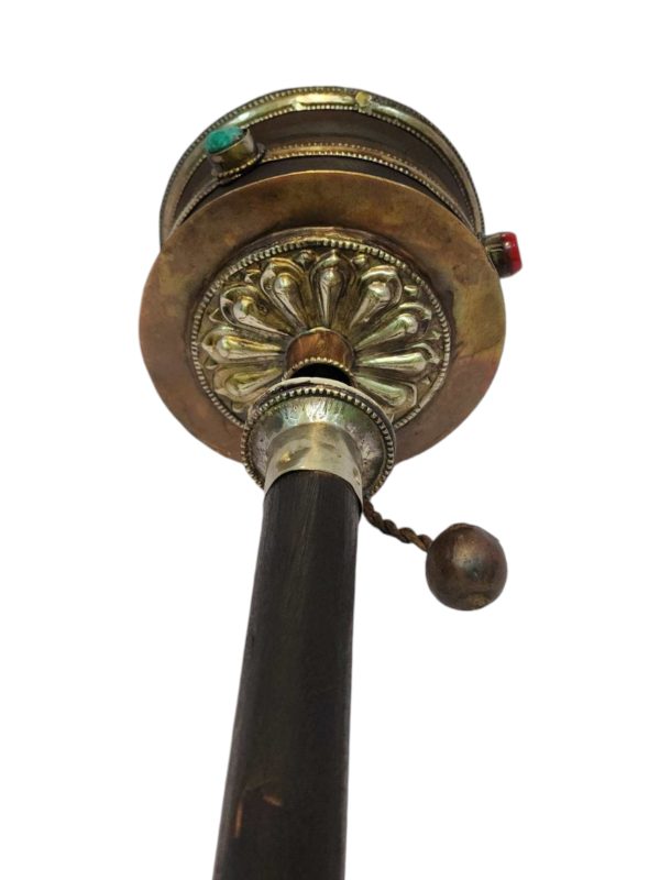 Hand Held Buddhist Handmade Prayer Wheel