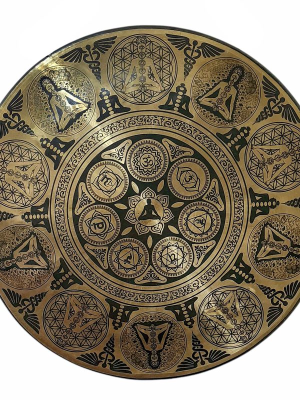 Handmade Gong – Bronze Chau Gong, Tam-Tam Gong, Symphonic Gong with Mandala Etching