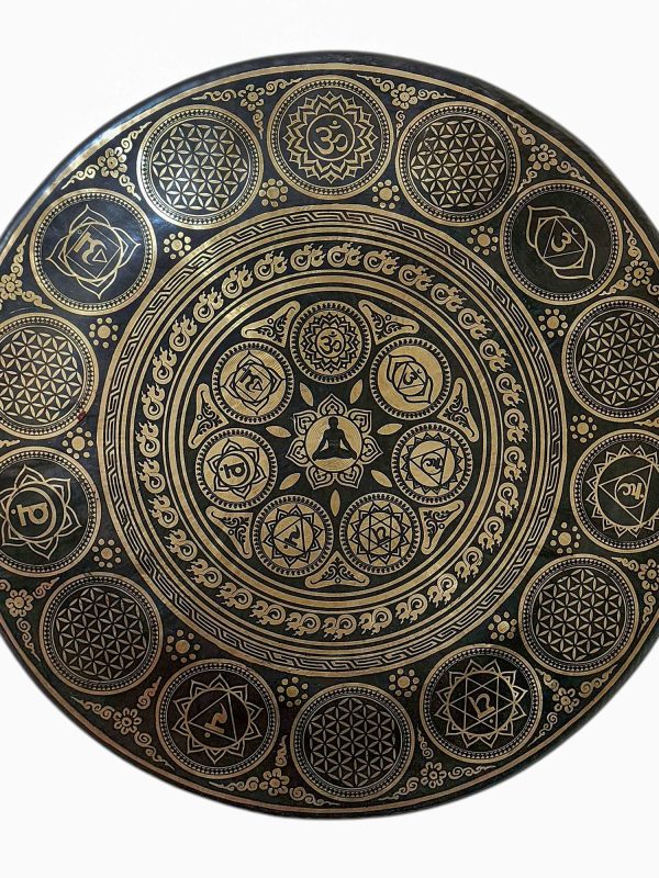 Handmade Gong – Bronze Chau Gong, Tam-Tam Gong, Symphonic Gong with Mandala Etching
