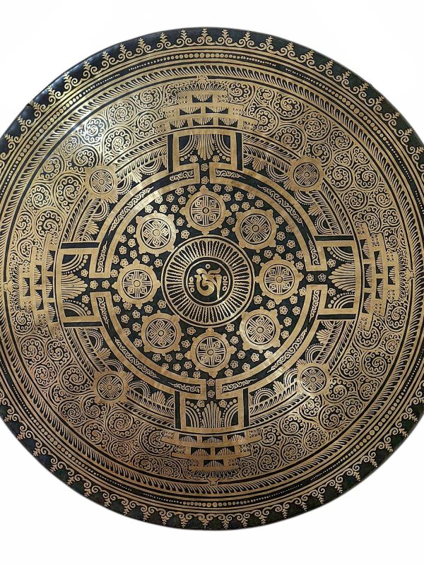 Handmade Bronze Chau Gong – Tam-Tam Symphonic Gong with Mandala Etching
