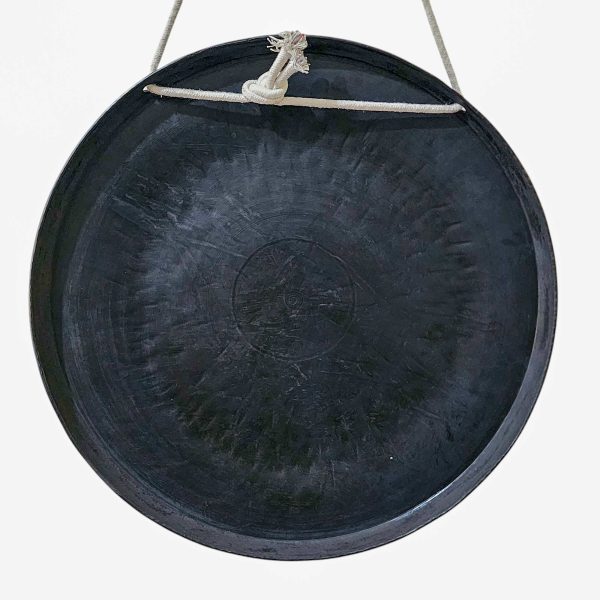 Handmade Bronze Chau Gong with Mandala Etching