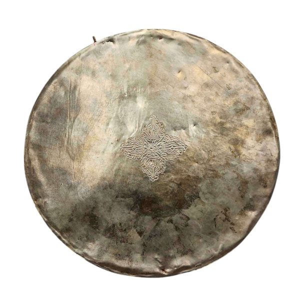 Buddhist Copper Wall Hanging – Tibetan Calendar with Mandala Design
