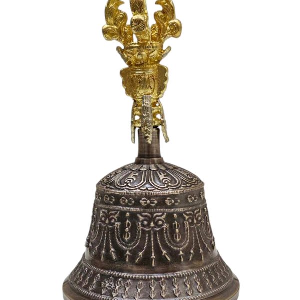 Bell and Vajra Dorje Set with Brocade Cover