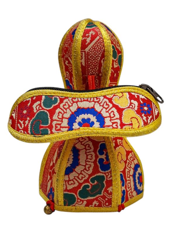 Bell and Vajra Dorje Set with Brocade Cover