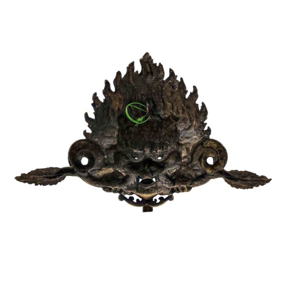 Cheppu – Handmade Ritual Metal Mask, Antique Finishing