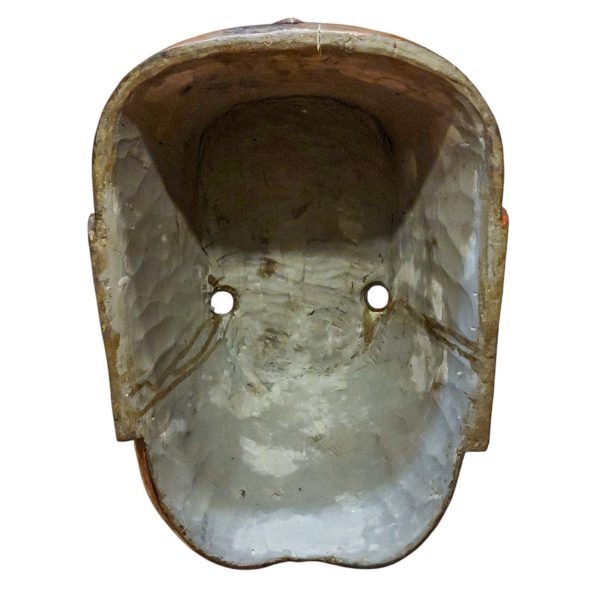 Buddhist Wooden Tribal Mask with Long Nose – Tibetan Style with Traditional Colors