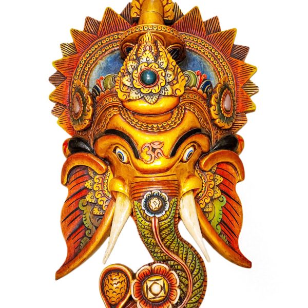Big Size Ganesh – Handmade Wooden Mask