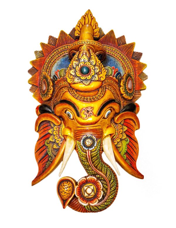 Big Size Ganesh – Handmade Wooden Mask