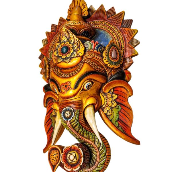 Big Size Ganesh – Handmade Wooden Mask