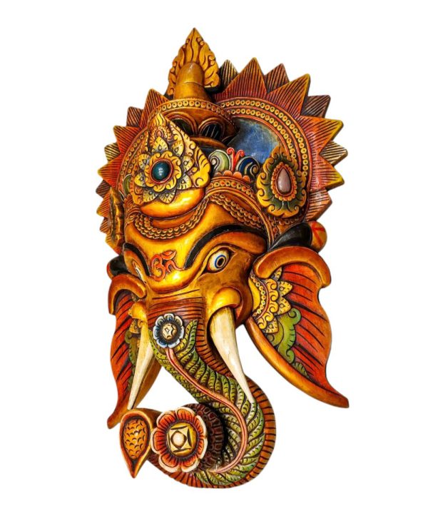 Big Size Ganesh – Handmade Wooden Mask