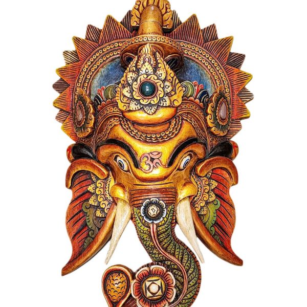 Big Size Ganesh – Handmade Wooden Mask
