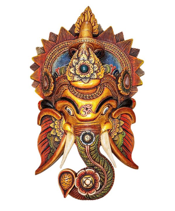 Big Size Ganesh – Handmade Wooden Mask