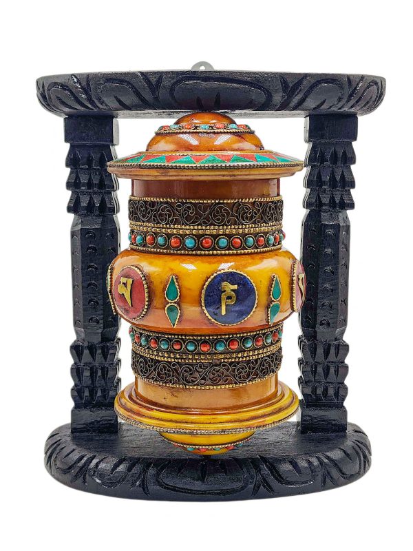 Buddhist Handmade Wall Prayer Wheel