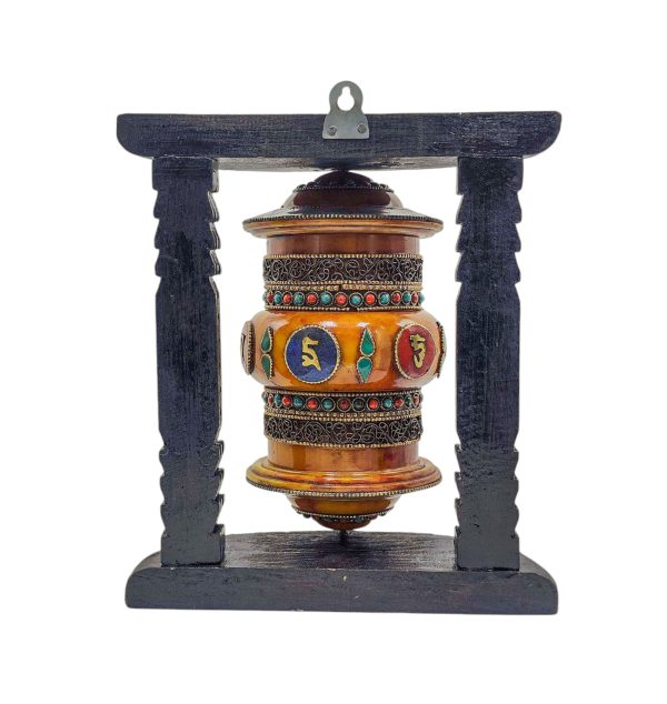 Buddhist Handmade Wall Prayer Wheel