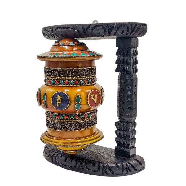 Buddhist Handmade Wall Prayer Wheel