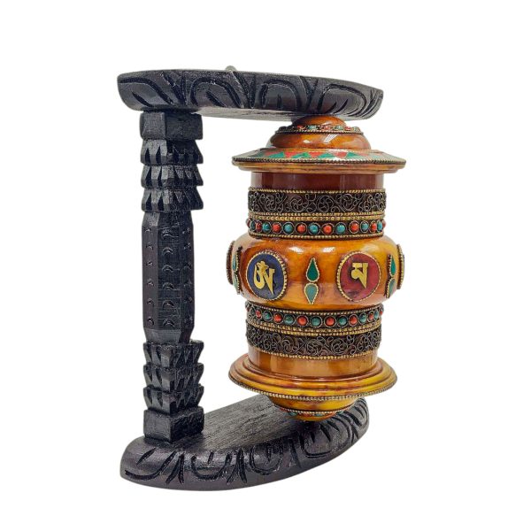 Buddhist Handmade Wall Prayer Wheel