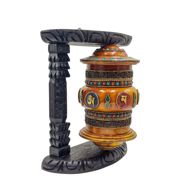 Buddhist Handmade Wall Prayer Wheel