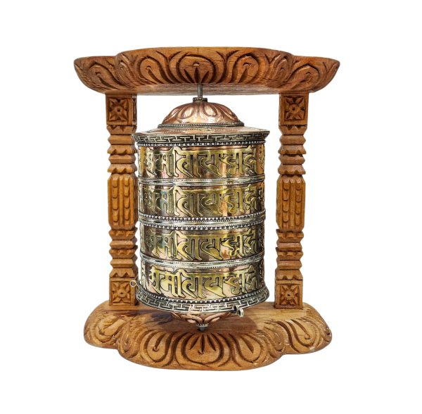 Buddhist Handmade Wall Prayer Wheel