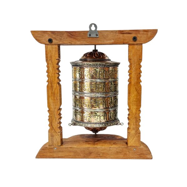 Buddhist Handmade Wall Prayer Wheel