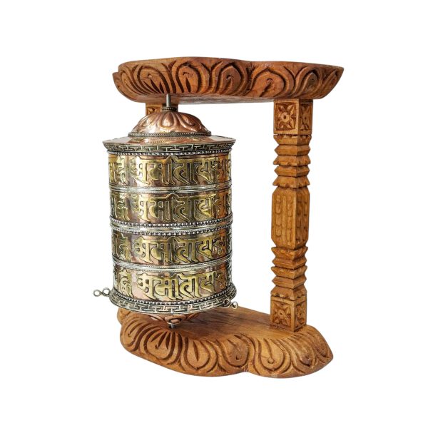 Buddhist Handmade Wall Prayer Wheel