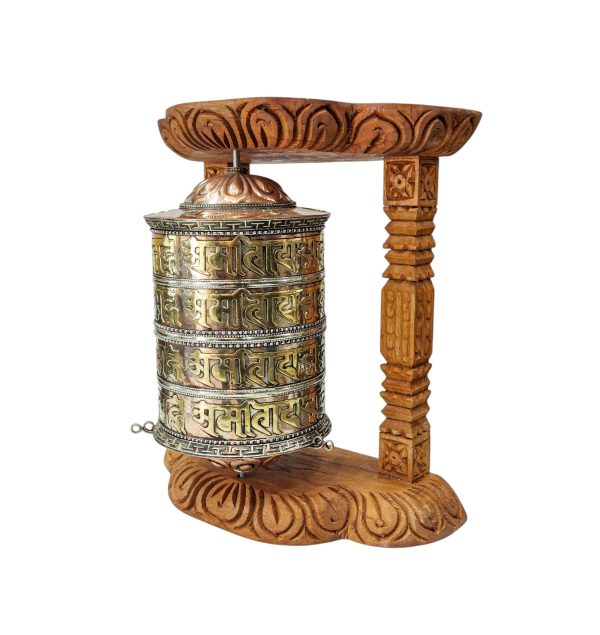Buddhist Handmade Wall Prayer Wheel