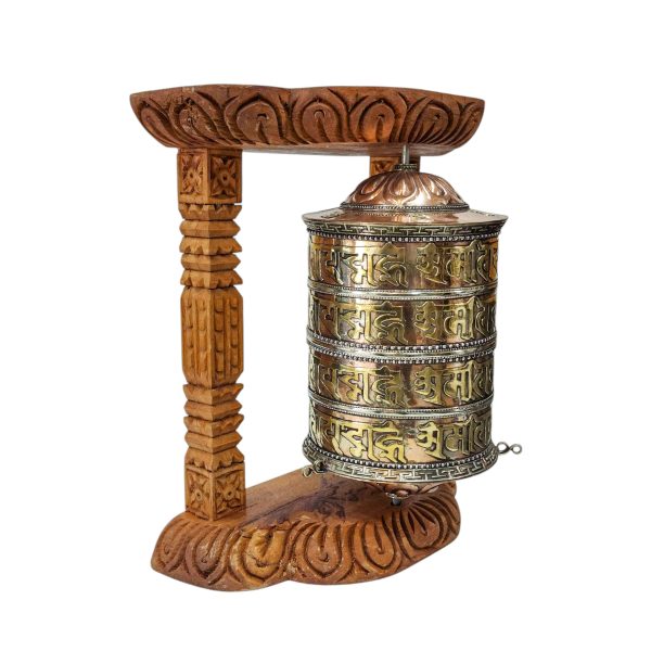 Buddhist Handmade Wall Prayer Wheel