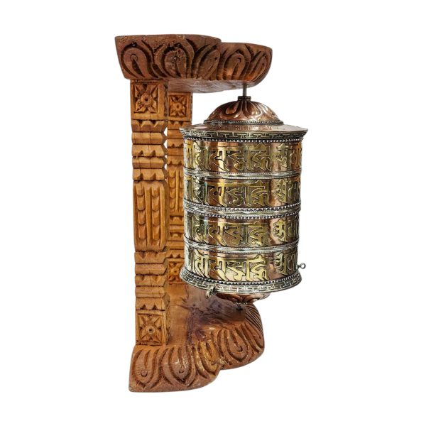 Buddhist Handmade Wall Prayer Wheel