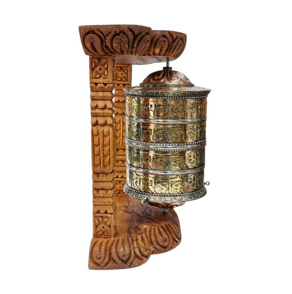 Buddhist Handmade Wall Prayer Wheel