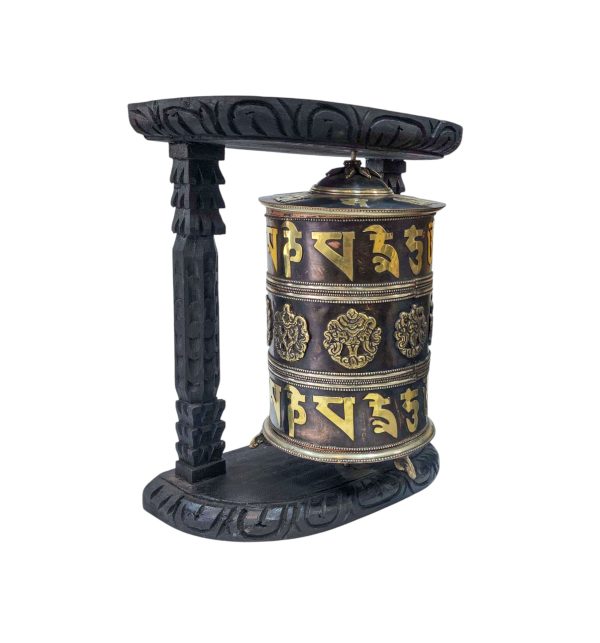 Buddhist Handmade Wall Prayer Wheel