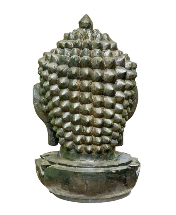 Buddha Head – Handmade Wooden Mask Wall Hanging