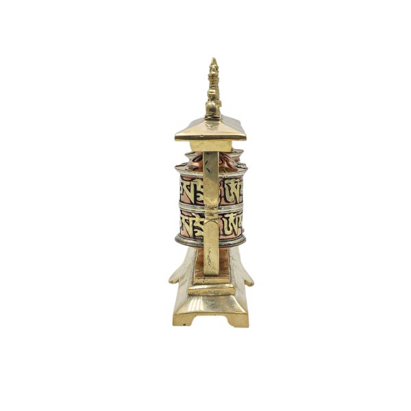 Buddhist Metal Prayer Wheel Table Top – OMPH