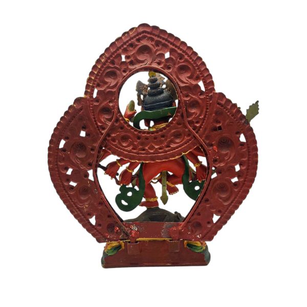 Ganesh Buddhist Handmade Statue – Thangka Color Finishing