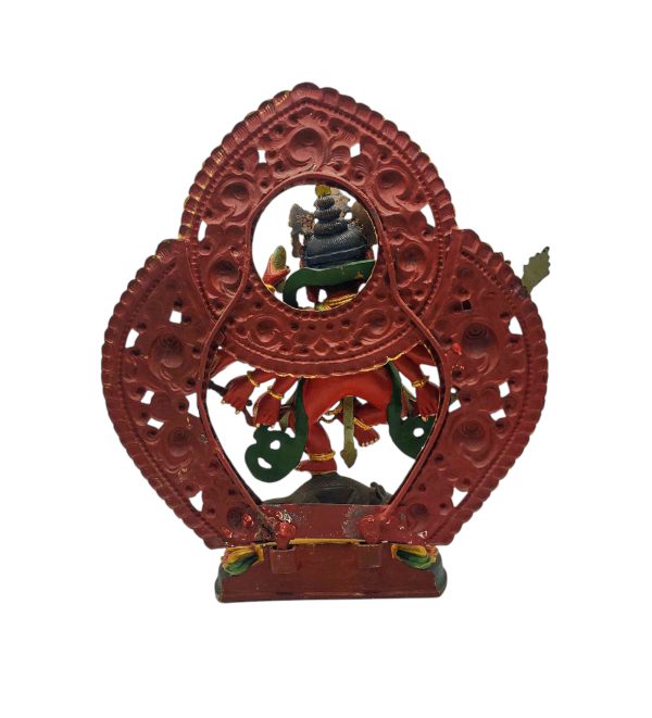 Ganesh Buddhist Handmade Statue – Thangka Color Finishing