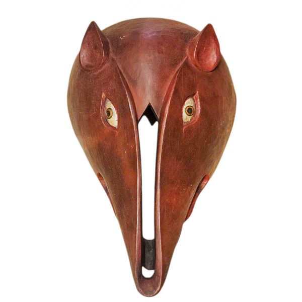 Tribal Mask – Handmade Wooden Wall Hanging
