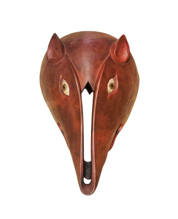 Tribal Mask – Handmade Wooden Wall Hanging