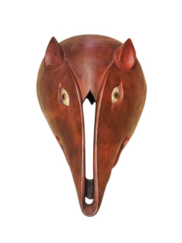 Tribal Mask – Handmade Wooden Wall Hanging