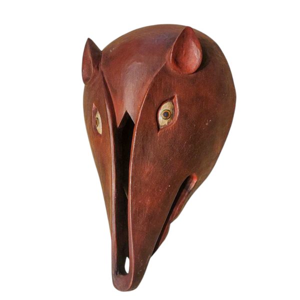 Tribal Mask – Handmade Wooden Wall Hanging