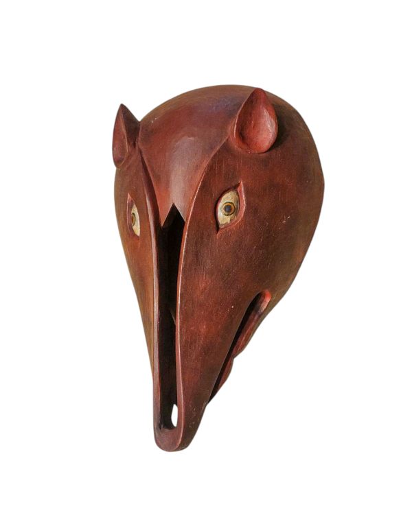 Tribal Mask – Handmade Wooden Wall Hanging