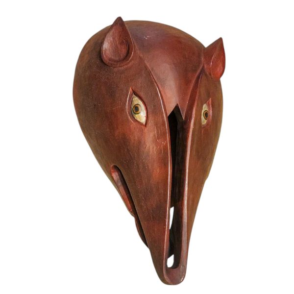 Tribal Mask – Handmade Wooden Wall Hanging