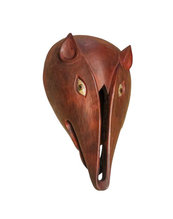 Tribal Mask – Handmade Wooden Wall Hanging