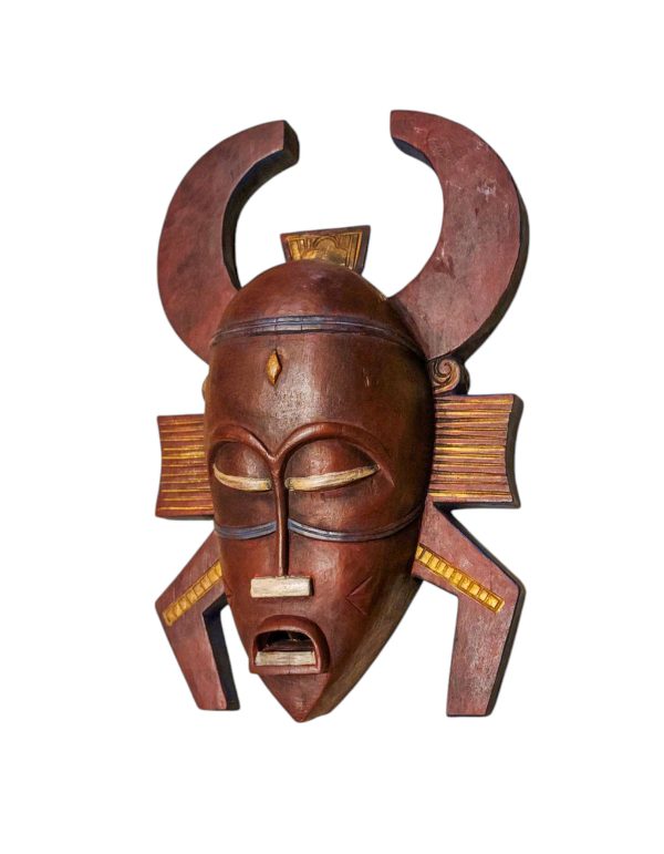 Tribal Mask – Handmade Wooden Wall Hanging